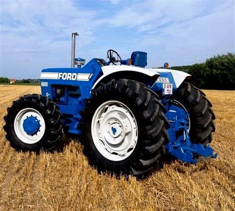 FORD-8600 Tractor: Blue Tractor for Agriculture