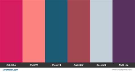 illustration  color palette color coding brand colors