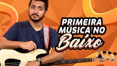 Como tocar baixo tocando sua primeira música YouTube