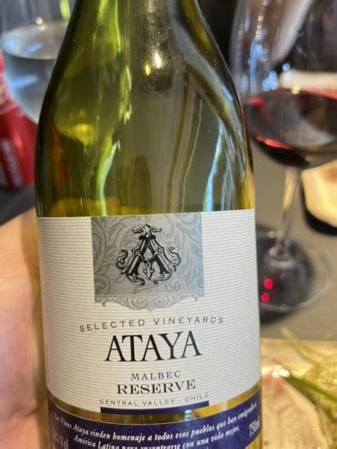 Ataya Reserve Malbec Vivino