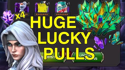 Very Lucky Opening Four 7 Star And 3 Titan Crystals Marvel Contest Of Champions Mcoc