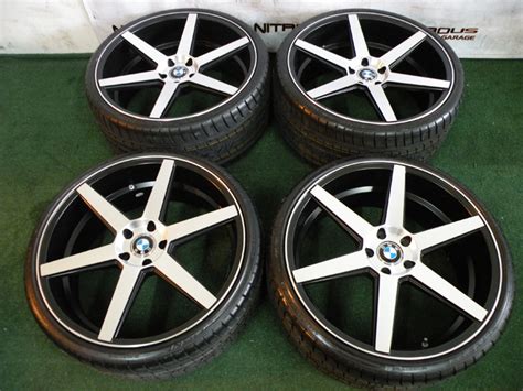 22" Machined Black Wheels For BMW 6 Series 645Ci 650i M6 E63 E64 2004 ...