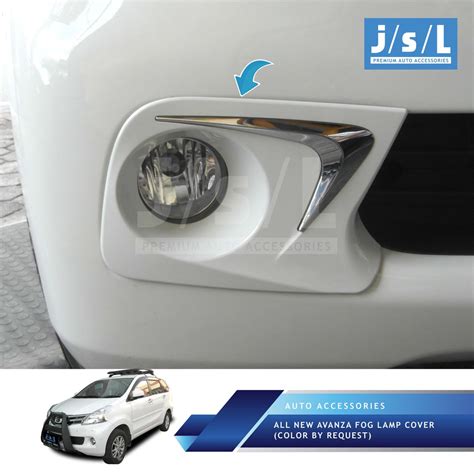 Jual All New Avanza Cover Lampu Kabut JSL Fog Lamp Cover Model Original