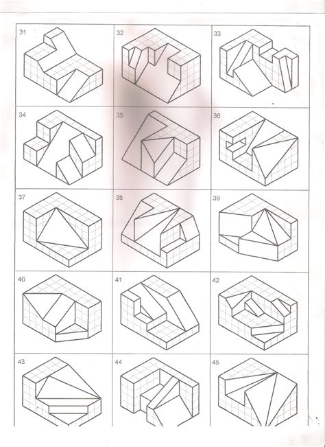 Ejercicios De Dibujo De Vistas Thefinitelement