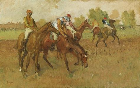 Edgar Degas Before The Race 1882 88 Sothebys