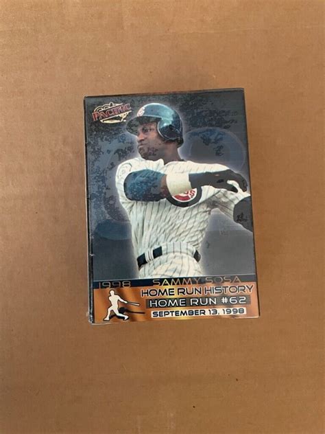 Pacific Home Run History Box Set Of Mark Mcgwire Sammy Sosa