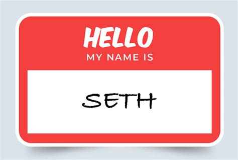 Seth Name Meaning: Origin and Significance