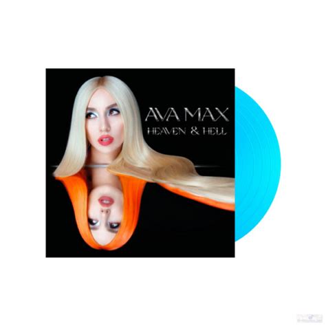 AVA MAX HEAVEN HELL LP Album Ltd Blue Bakelit Vinyl