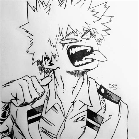 My Bakugo Drawing : r/BokuNoHeroAcademia