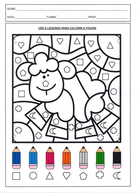 Pintura Com Legenda - 💖Atividade de Pintura com Legendas 1 · Alfabetização Blog