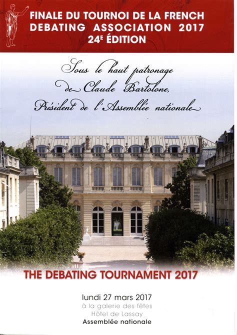 Victoire de léquipe ENSAE ParisTech à la finale de French Debating 2017