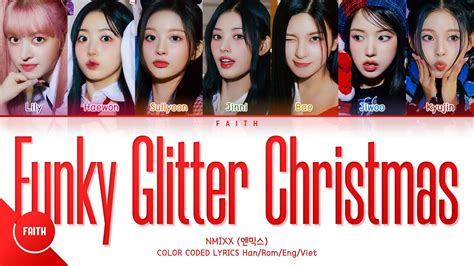 Nmixx 엔믹스 Funky Glitter Christmas Color Coded Lyrics Youtube