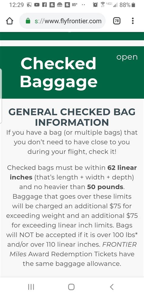 What Does Frontier Charge For Checked Bags At Barbara Reed Blog