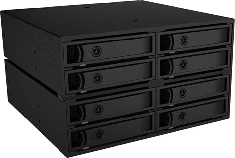 Icy Box IB 3810U3 Externes Gehäuse für 10x 3 5 Zoll SATA Festplatten