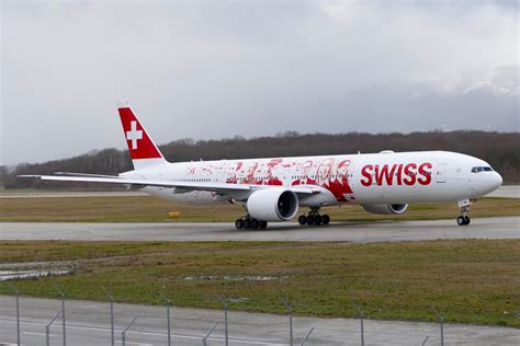 B777 300 Swiss International Airlines HB JNA Special Design Livery HB