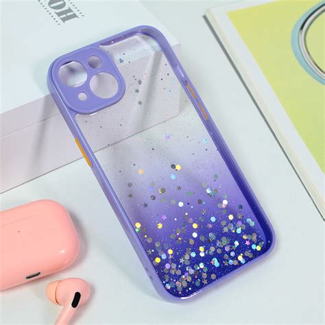 Maska Futrola Frame Glitter Za Iphone Ljubicasta Mob Shop