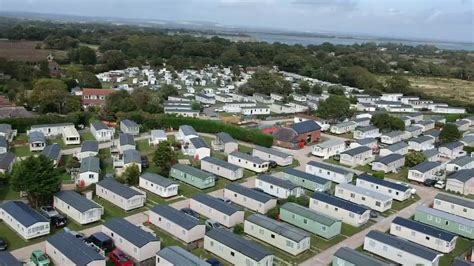 Hayling Island Park Dean Caravan Park Drone Footage Youtube