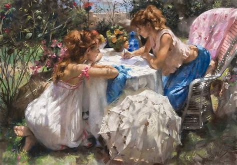 Vicente Romero Redondo Woman Dipingere Idee