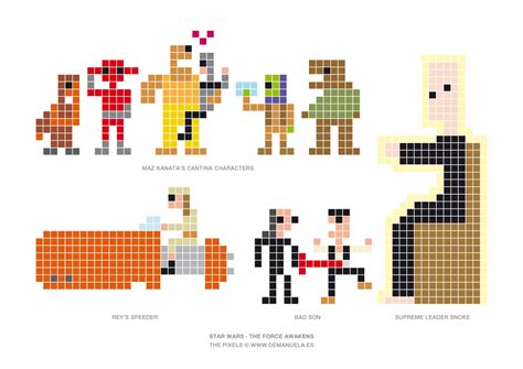 Star Wars Pixels Ilustración Y Animación Domestika