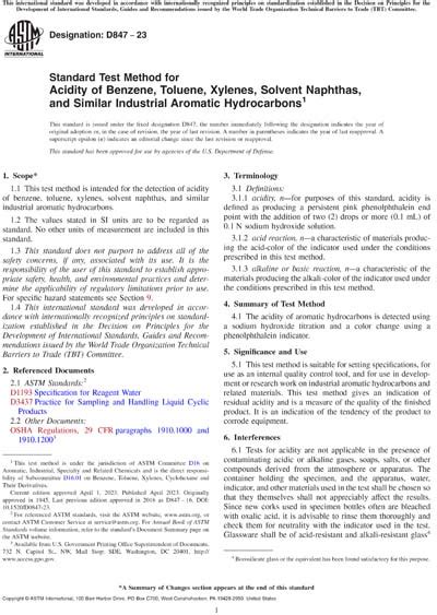 Astm D E Standard Test Method For Benzene Toluene Hot Sex Picture