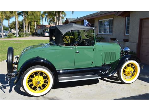 1929 Ford Model A Rumble Seat Roadster For Sale ClassicCars CC