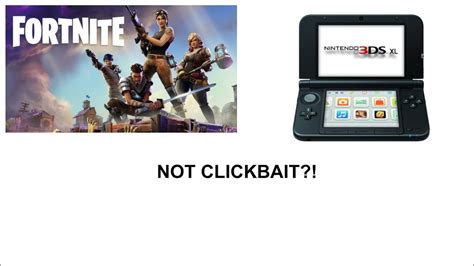 How To Get Fortnite On A 3dsnot Clickbait100real Youtube