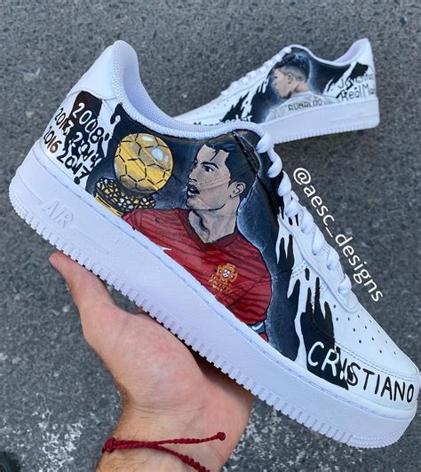 Cristiano Ronaldo Air Force 1 Custom Nike Air Shoes Ronaldo Cristiano Ronaldo