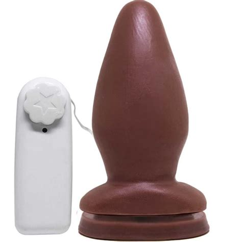 Plug Anal Vibro E Ventosa Chocolate X Cm Soul Sex Sex Shop Br