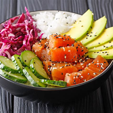 Poke Bowl De Salmón O Atún Recetas Light