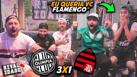 React Olimpia X Flamengo Melhores Momentos Gols Libertadores