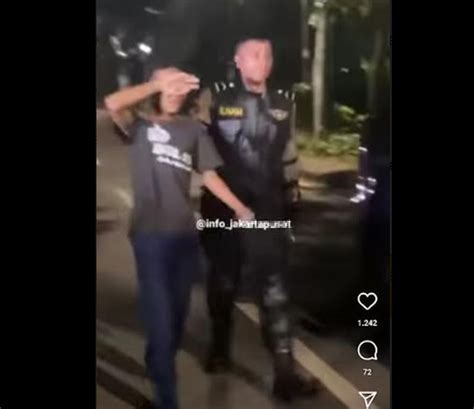 Viral Diduga Hendak Tawuran Bocah Ditangkap Polisi Di Cempaka Putih