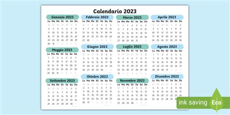 Calendario Settimane Numerate 2024 Hazel Korella