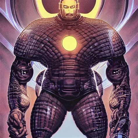 Portrait Of Colossus From Xmen Symmetrical By Yoichi Stable