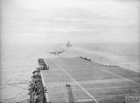 On Board The Us Aircraft Carrier Ranger During Exercises With The Home Fleet September 1943