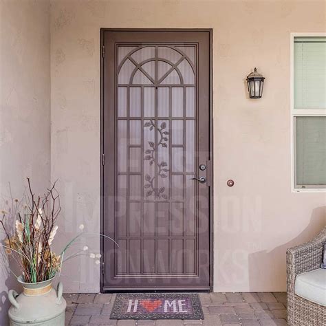 Bird Of Paradise Iron Security Door First Impression Ironworks