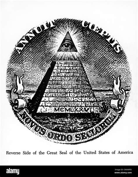 Reverse Side Of The Great Seal Of The United States Of America