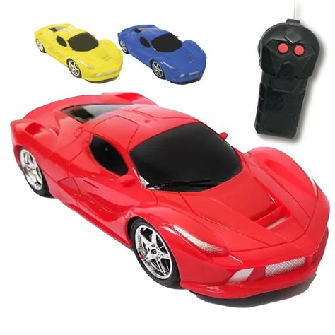 Carro Carrinho Controle Remoto Ferrari Colorido Fun Es Shopee Brasil