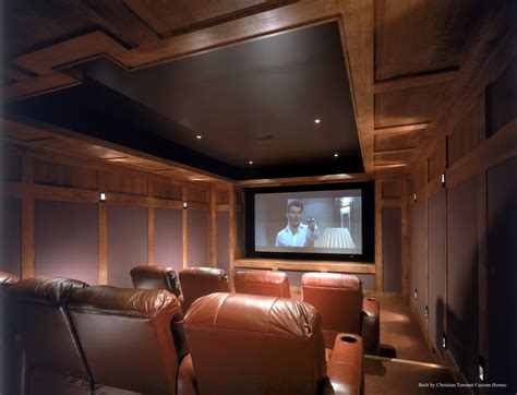 Media Room Modern Home Theater Detroit By Christian Tennant