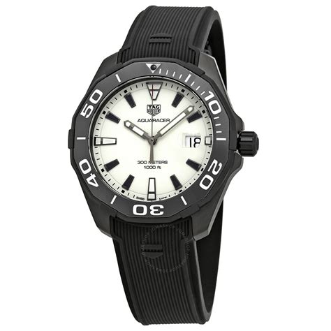 Tag Heuer Aquaracer White Dial Men S Watch Way A Ft Aquaracer