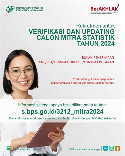 Verifikasi Dan Updating Calon Mitra Statistik Bps Kabupaten Indramayu