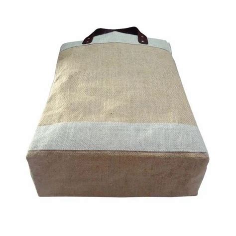 Natural Plain Jute And Juco Bag With Leather Handle At Rs 190 Piece In