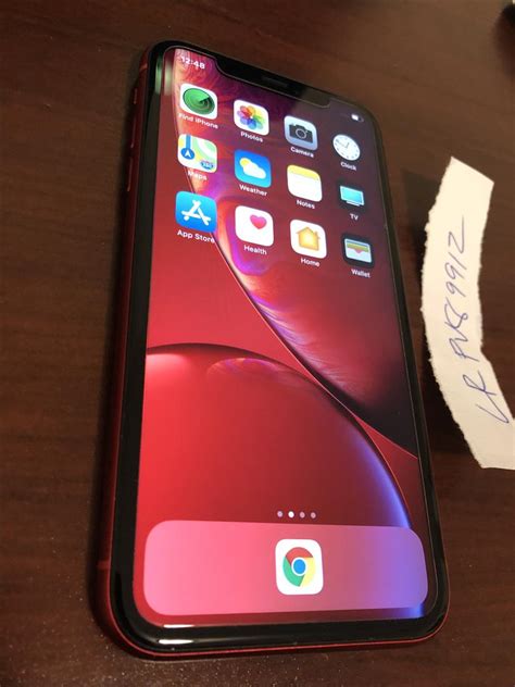 Apple Iphone Xr T Mobile Red Gb A Lrpv Swappa