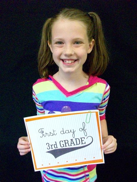 First Day Of 3rd Grade Mrs Foleys Third Grade