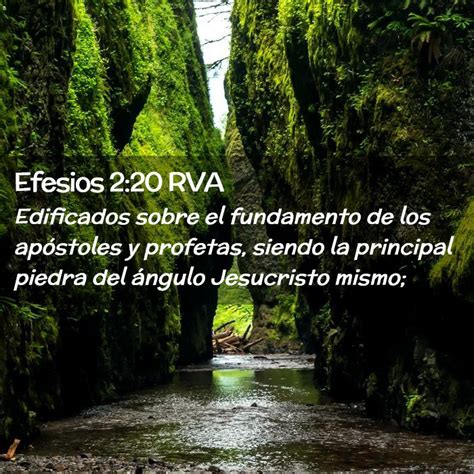 Efesios 2 20 RVA Edificados sobre el fundamento de los apóstoles