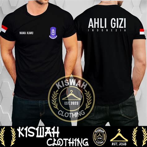 Jual Kaos Tshirt Persagi Persatuan Ahli Gizi Indonesia Gratis Nama Db Kaos Distro Shopee Indonesia