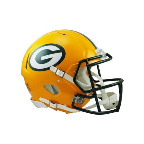 Green Bay Packers Full Size Riddell Revolution Speed Authentic Helmet