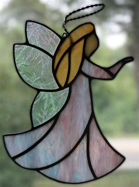 Stained Glass Angel Suncatcher