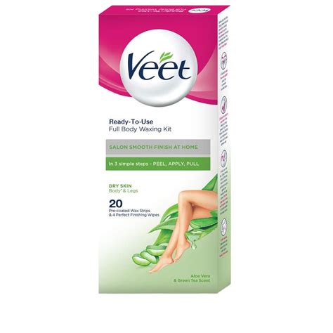 Veet Full Body Waxing Kit Dry Skin Pack Of 1