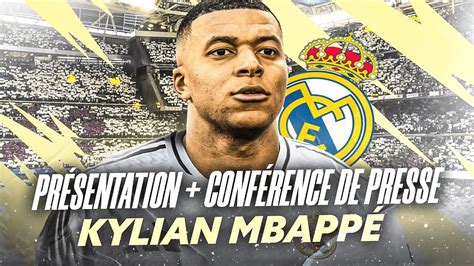 Kylian Mbappé sa présentation au Santiago Bernabeu et sa conférence