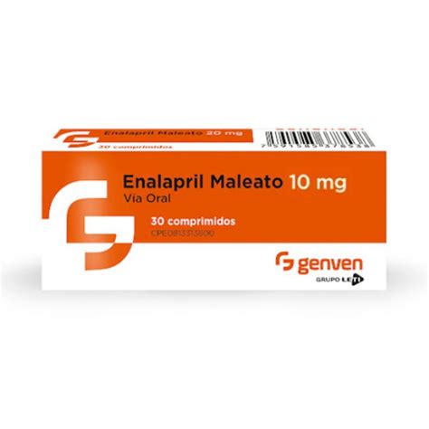 Enalapril 10Mg X 30 Comprimidos Genven Farmadon La Farmacia De La